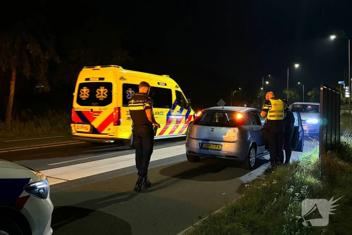 Schade na mogelijke aanrijding
