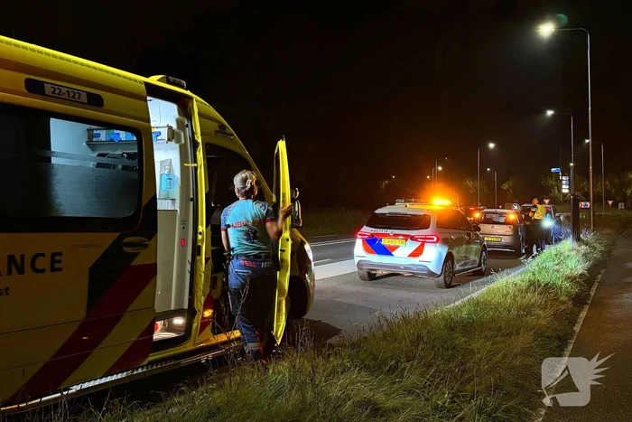 Schade na mogelijke aanrijding