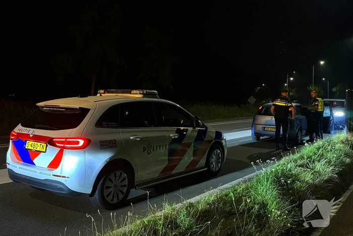 Schade na mogelijke aanrijding