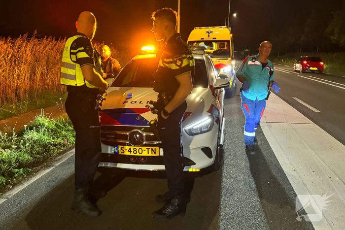 Schade na mogelijke aanrijding