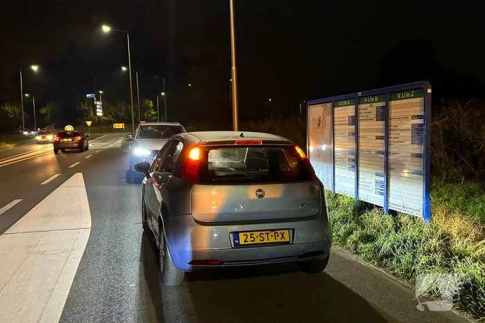 Schade na mogelijke aanrijding