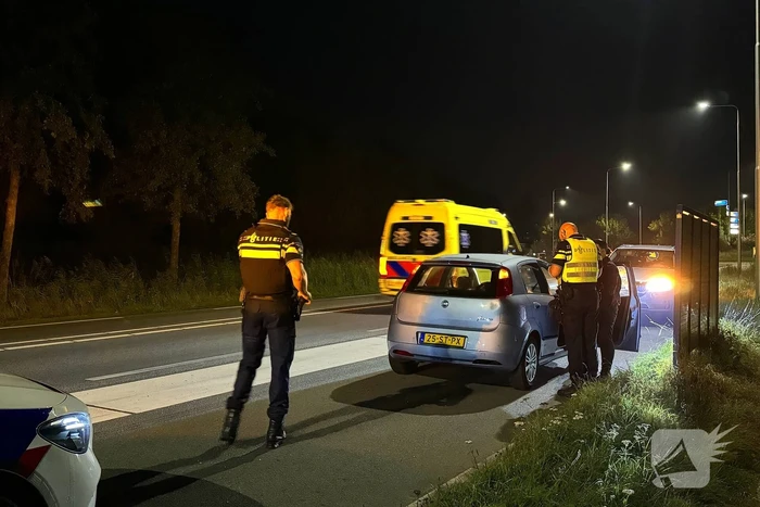 Schade na mogelijke aanrijding