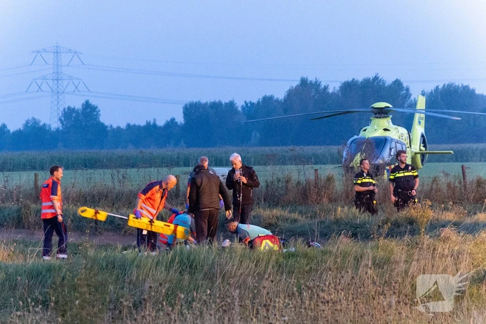 Jonge motorcrosser ernstig gewond bij ongeval