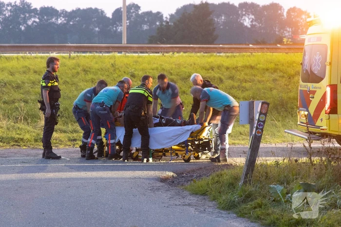 Jonge motorcrosser ernstig gewond bij ongeval