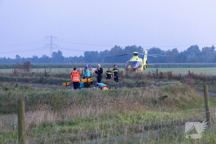Jonge motorcrosser ernstig gewond bij ongeval