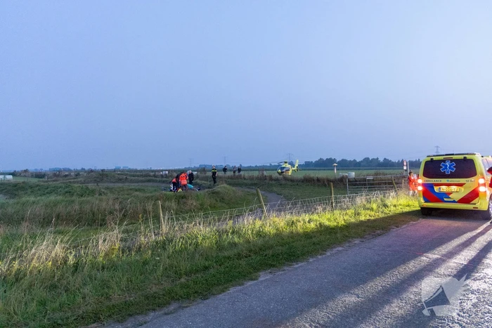 Jonge motorcrosser ernstig gewond bij ongeval