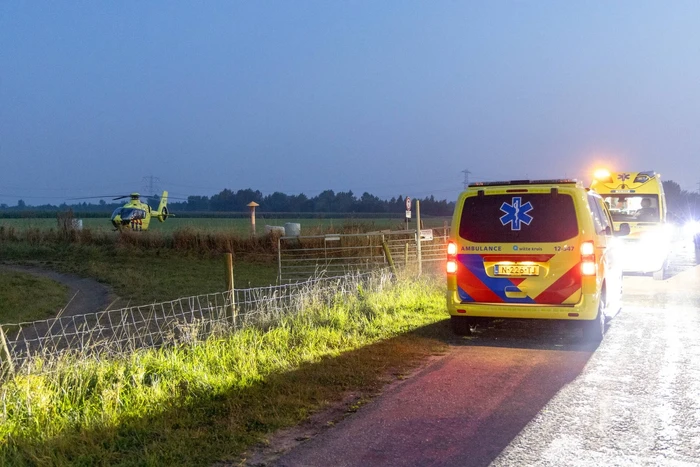 Jonge motorcrosser ernstig gewond bij ongeval