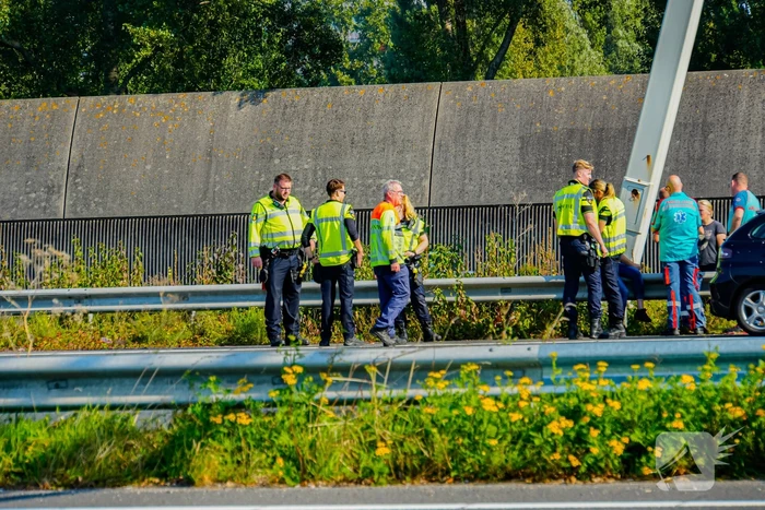 Gewonde na kop-staart aanrijding op snelweg