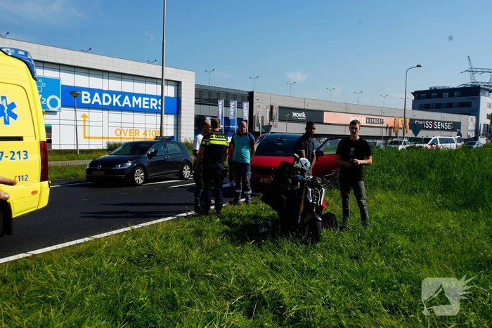 Schade bij ongeval met motor en auto