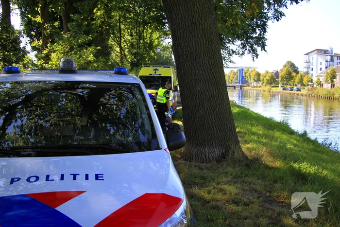 Fietser ten val bij ongeval