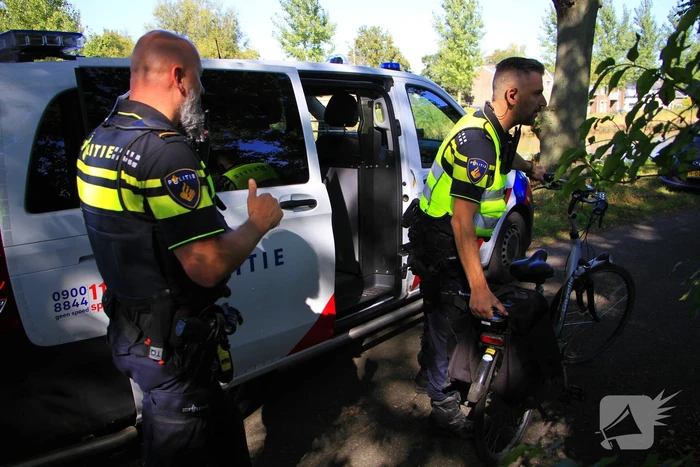 Fietser ten val bij ongeval