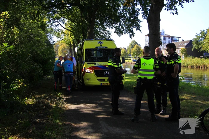 Fietser ten val bij ongeval