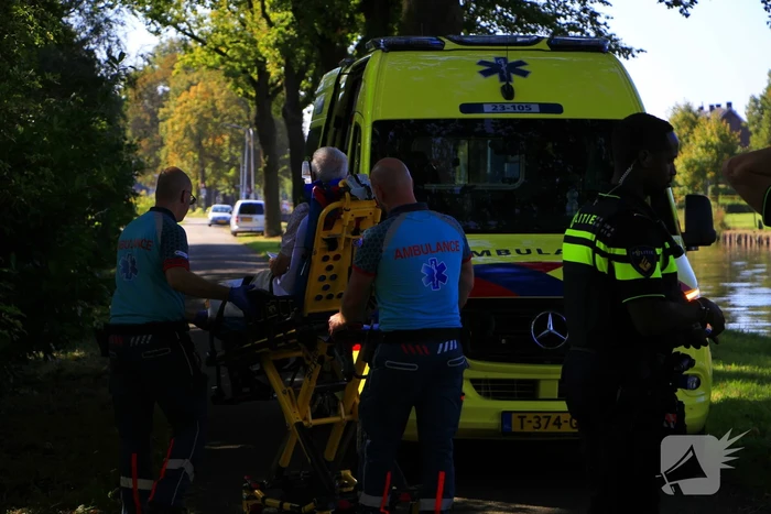 Fietser ten val bij ongeval