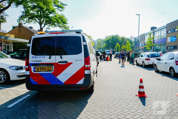 Scooterrijder ten val na uitwijkmanoeuvre
