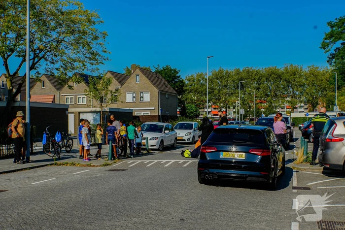 Scooterrijder ten val na uitwijkmanoeuvre