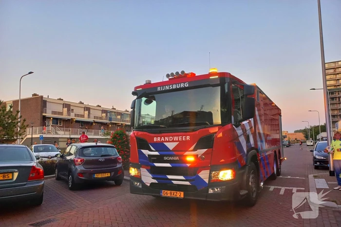 Barbecue op balkon zorgt voor inzet brandweer