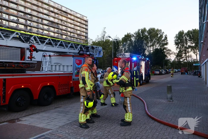 Barbecue op balkon zorgt voor inzet brandweer