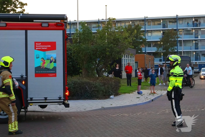 Barbecue op balkon zorgt voor inzet brandweer