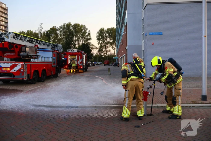 Barbecue op balkon zorgt voor inzet brandweer
