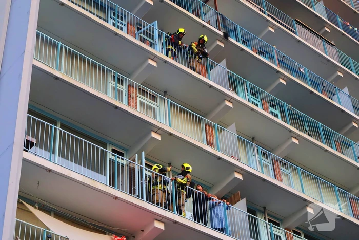 Barbecue op balkon zorgt voor inzet brandweer