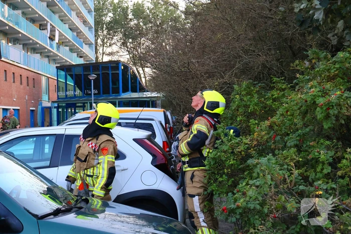 Barbecue op balkon zorgt voor inzet brandweer