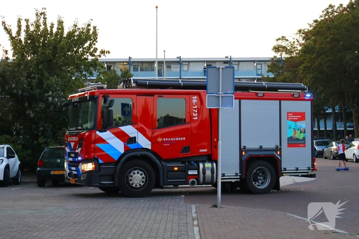 Barbecue op balkon zorgt voor inzet brandweer