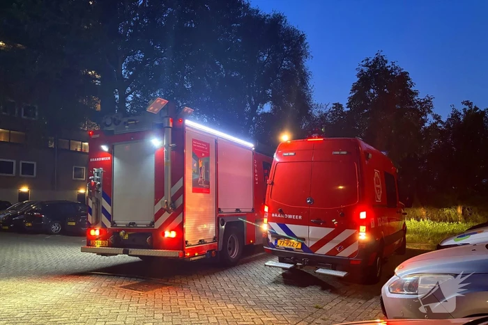 Omstanders doven brand bij steiger