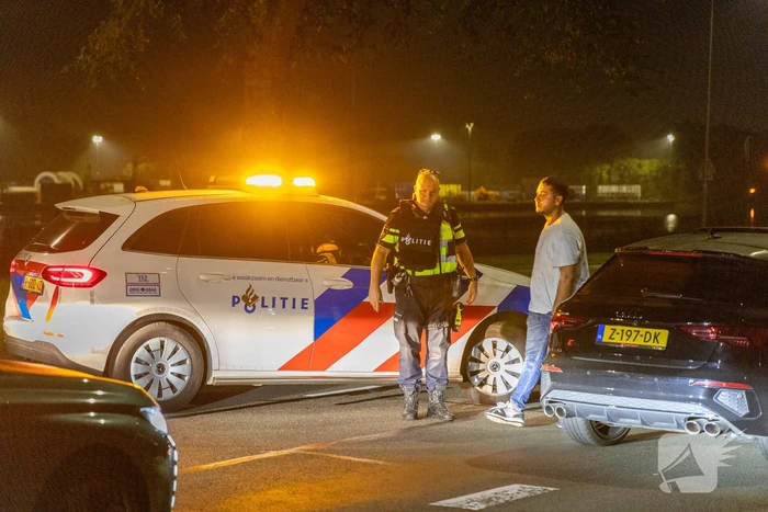 Man midden op straat aangehouden