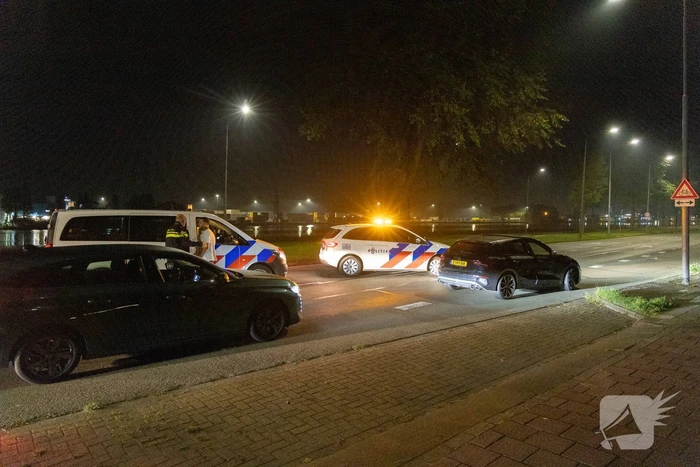 Man midden op straat aangehouden