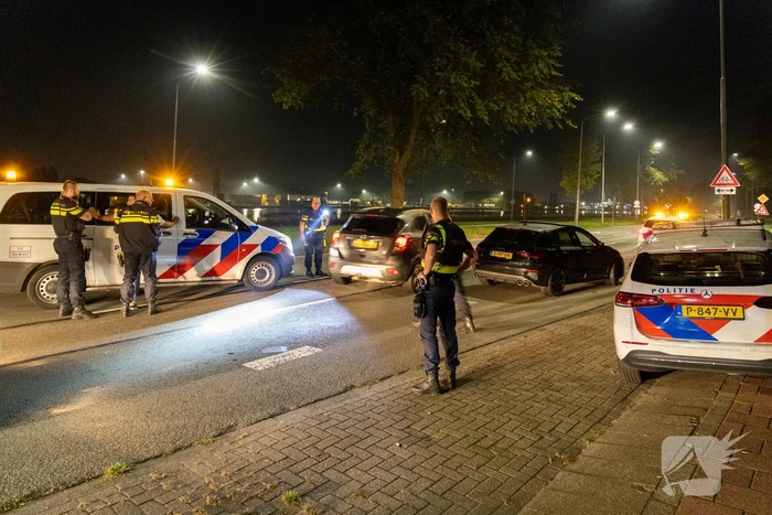 Man midden op straat aangehouden