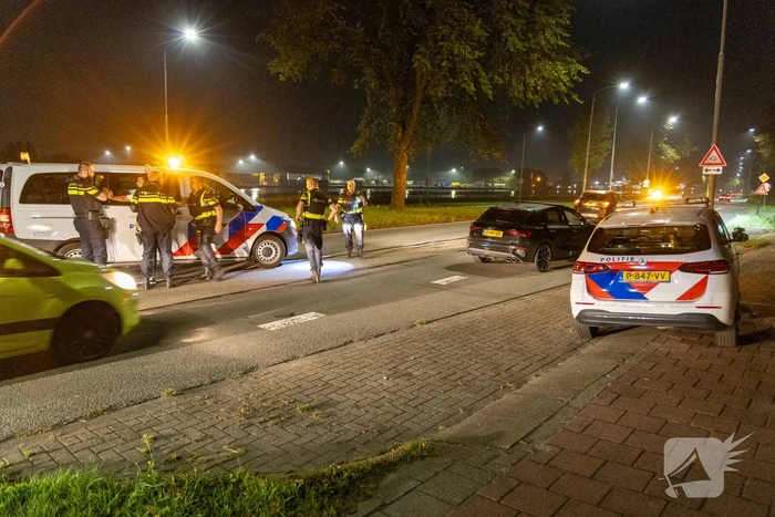 Man midden op straat aangehouden