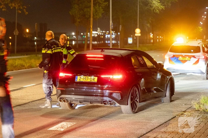 Man midden op straat aangehouden