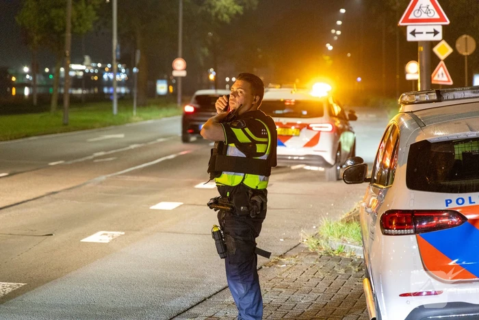 Man midden op straat aangehouden