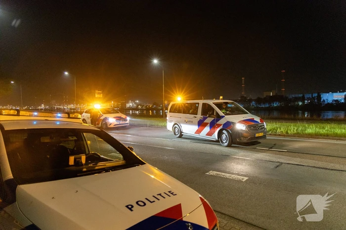 Man midden op straat aangehouden