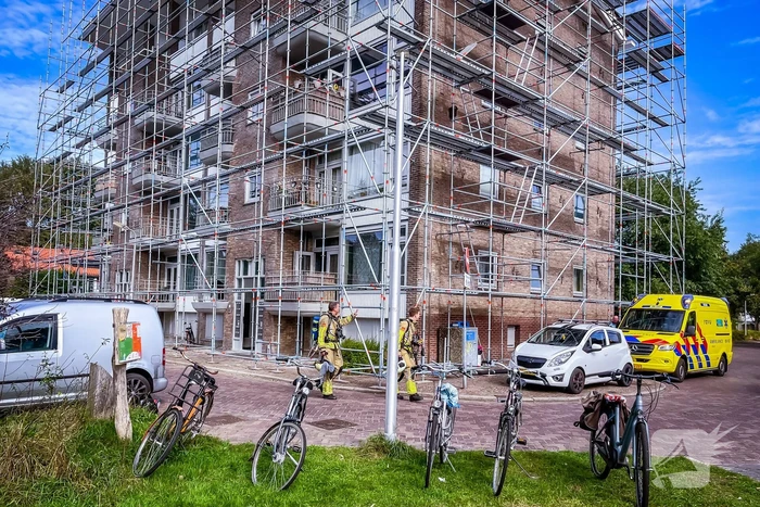 Flatwoningen ontruimd door gaslucht