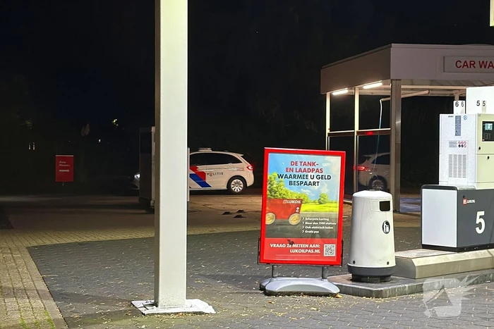 Overval op tankstation, dader vlucht weg