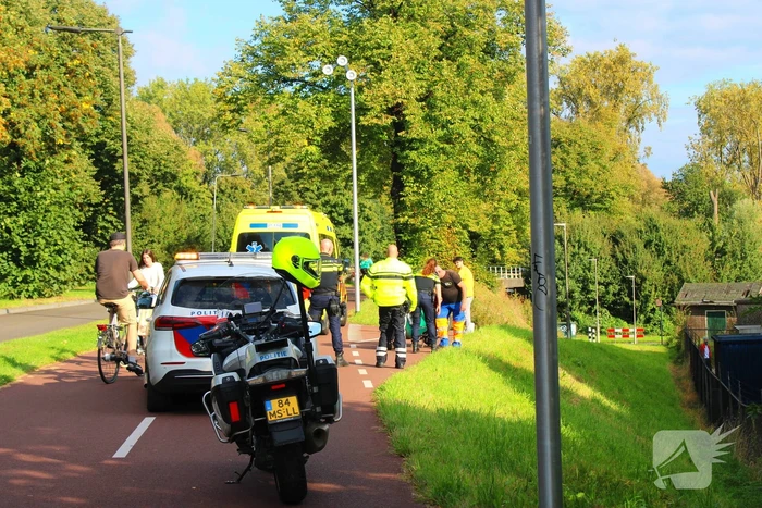 Gewonde na aanrijding tussen fietser en scooter