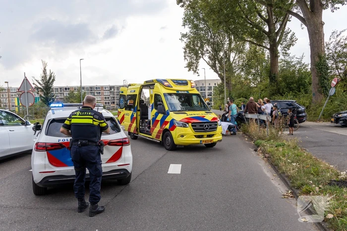 Fatbike aangereden door een automobilist