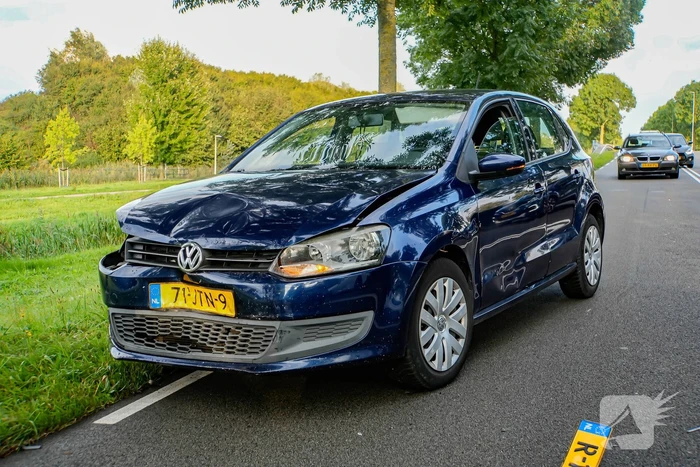Enorme file door kop-staart botsing