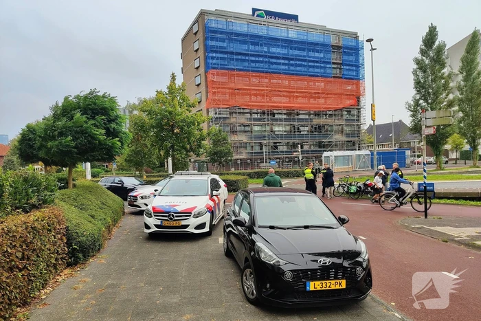 Overstekend fietser aangereden