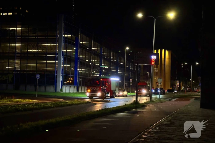 Afvalbrand snel geblust
