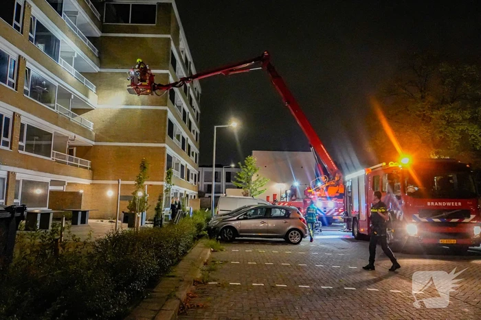 Brand op zesde verdieping van flatgebouw
