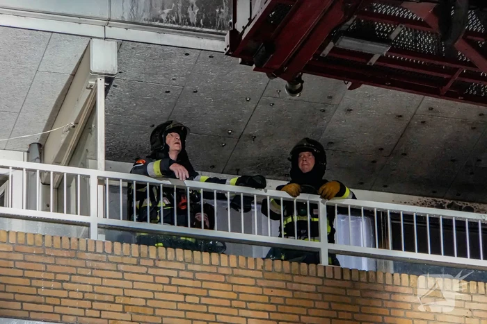 Brand op zesde verdieping van flatgebouw