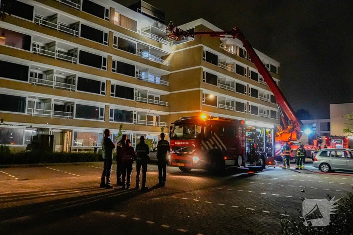 Brand op zesde verdieping van flatgebouw