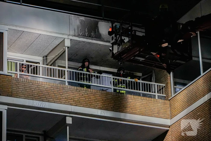 Brand op zesde verdieping van flatgebouw