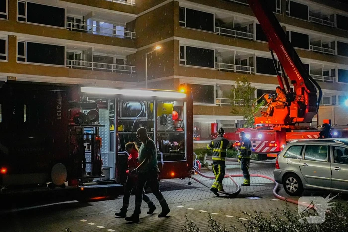 Brand op zesde verdieping van flatgebouw