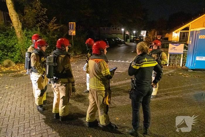 Explosie in achtertuin, politie doet onderzoek