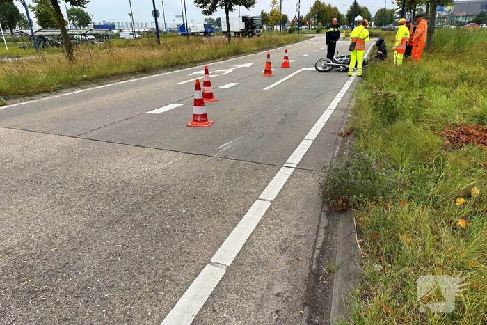 Ongeval met motorrijder zorgt voor verkeershinder