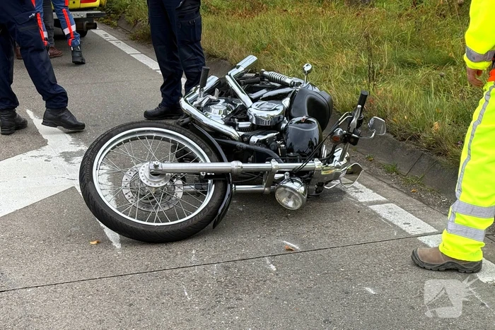 Ongeval met motorrijder zorgt voor verkeershinder