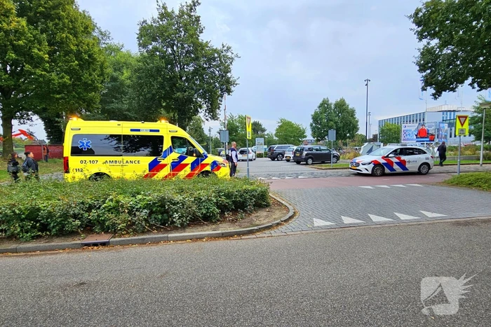 Scooterrijder en fietser in aanrijding op fietspad